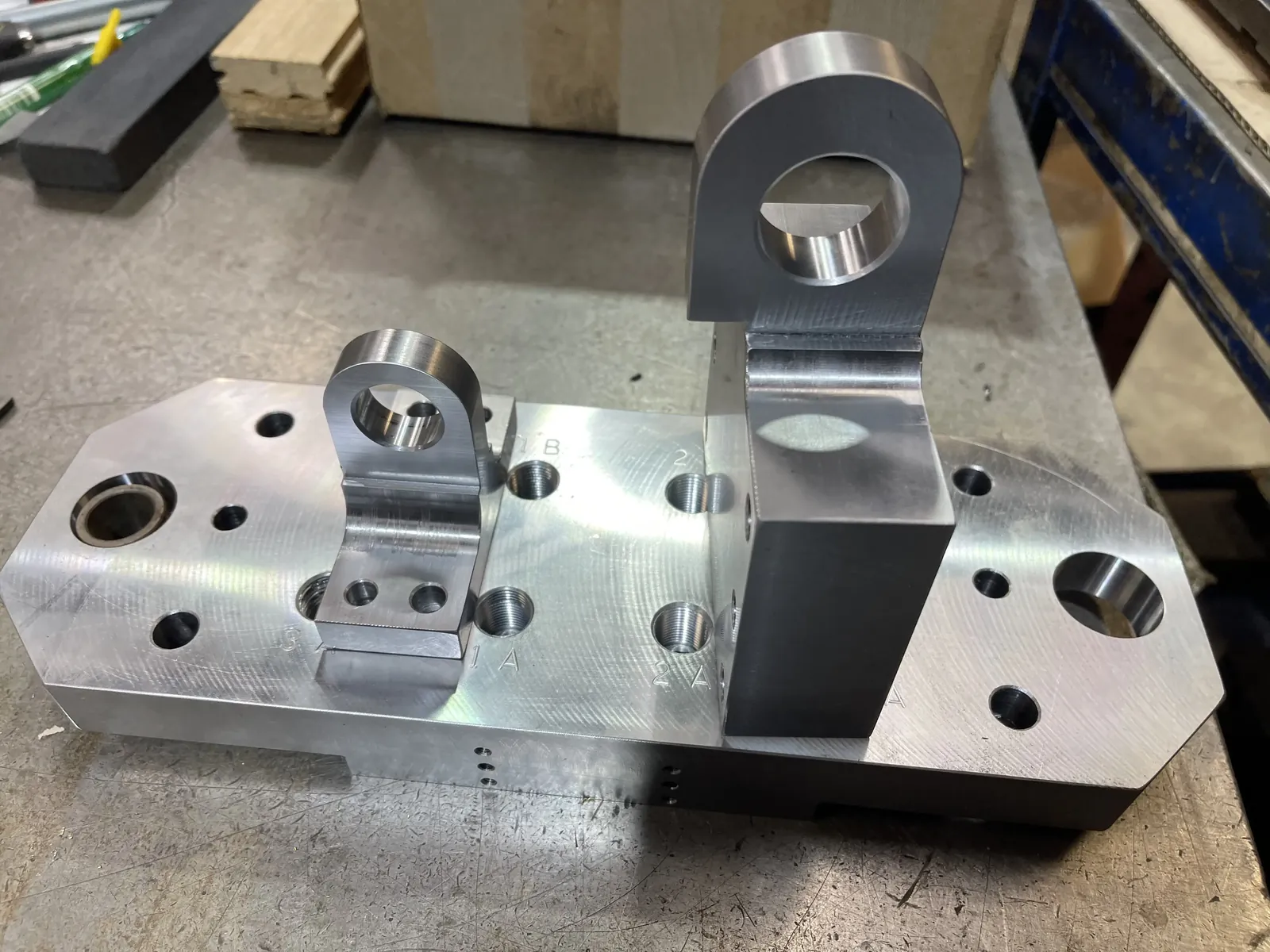 Precision CNC-machined part manufactured at Carpatians MFG in Troy, Michigan.