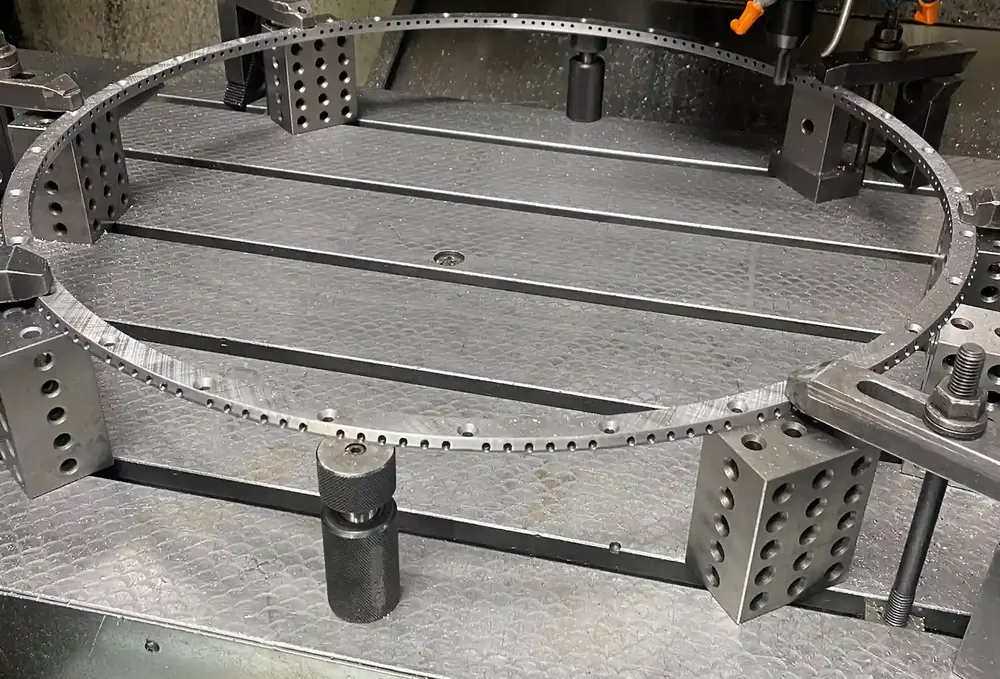 Precision CNC-machined part manufactured at Carpatians Manufacturing in Troy, Michigan.