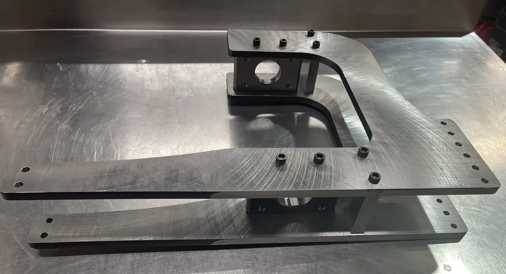 Precision CNC-machined part manufactured at Carpatians Manufacturing in Troy, Michigan.